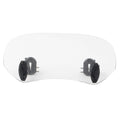 28cm Motor Adjustable Clip-On Windshield Extension Spoiler Windscreen Deflector