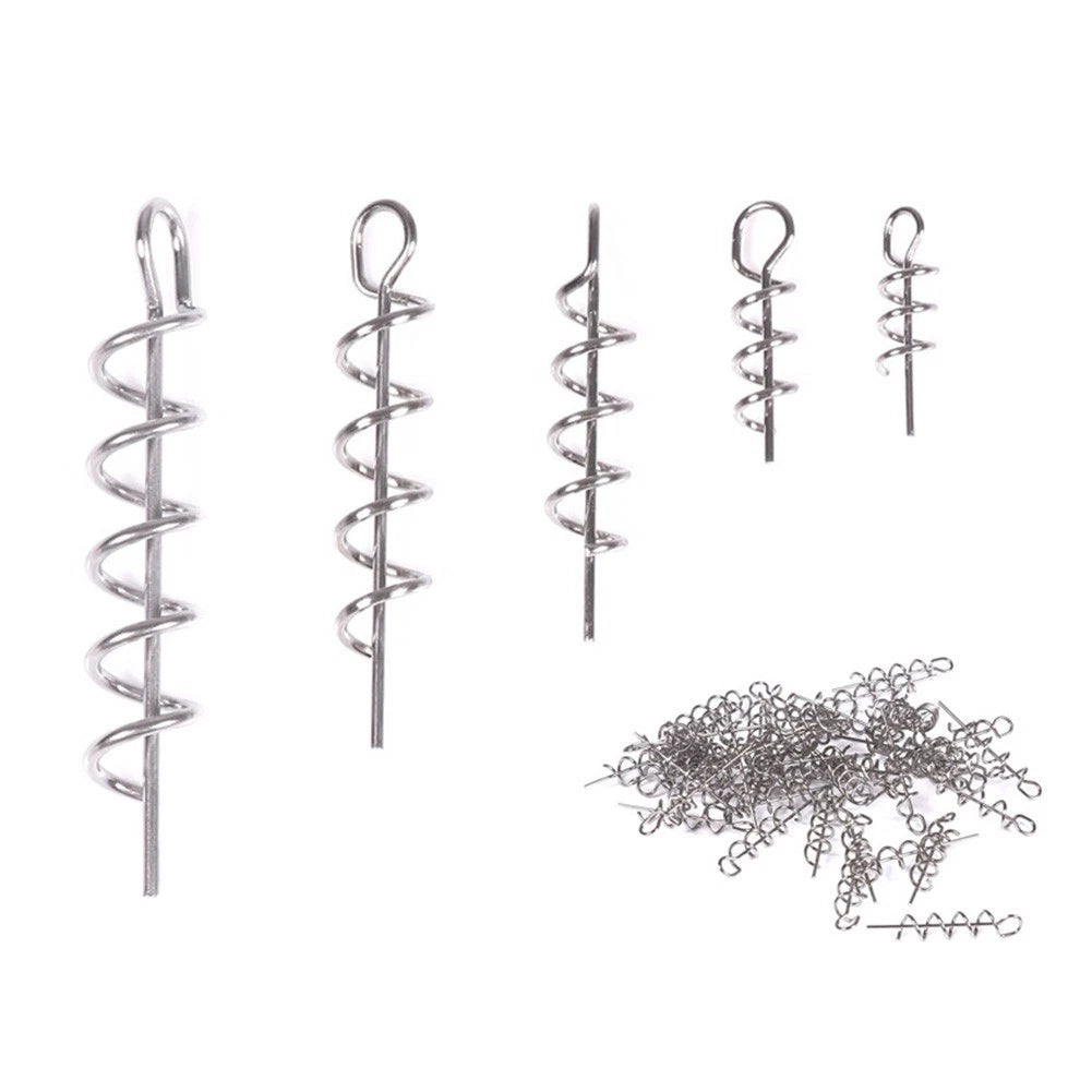 Centering Spring Lock Pin for Soft Lure Bait (50 pcs)