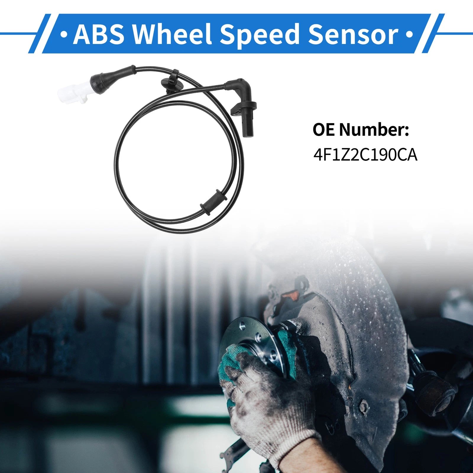 ABS Wheel Speed Sensor Front Left for Ford Taurus (2004–2007)