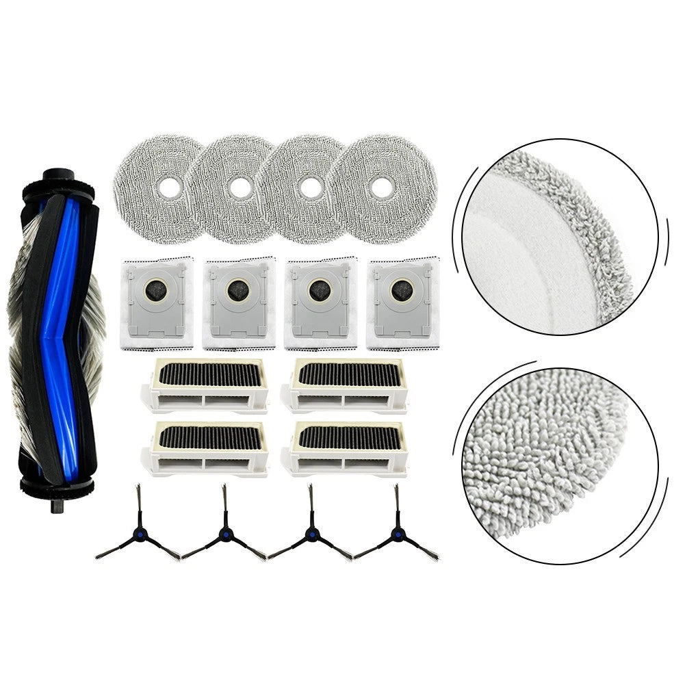 Robot Vacuum Accessory Kit - Main Roller Brush & Dust Bag Included