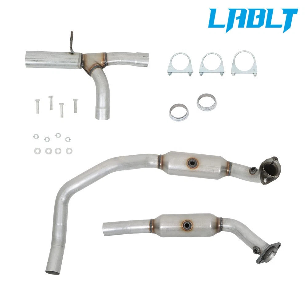 Set of 2 Catalytic Converters for Ford E-150 E-250 E-350 (2009–2014) LABLT