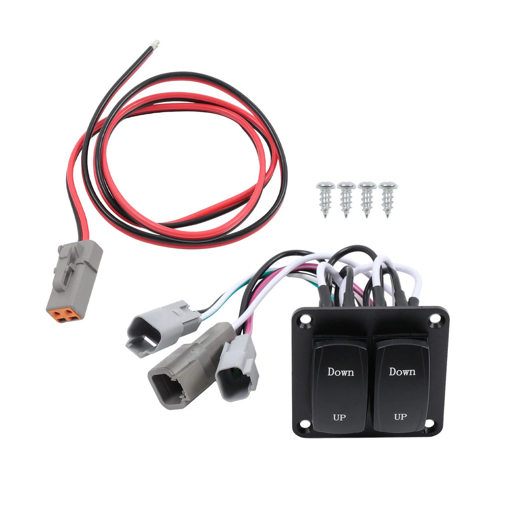 Trim Tab Double Rocker Switch Kit for Single Actuator Systems (10222-211D)