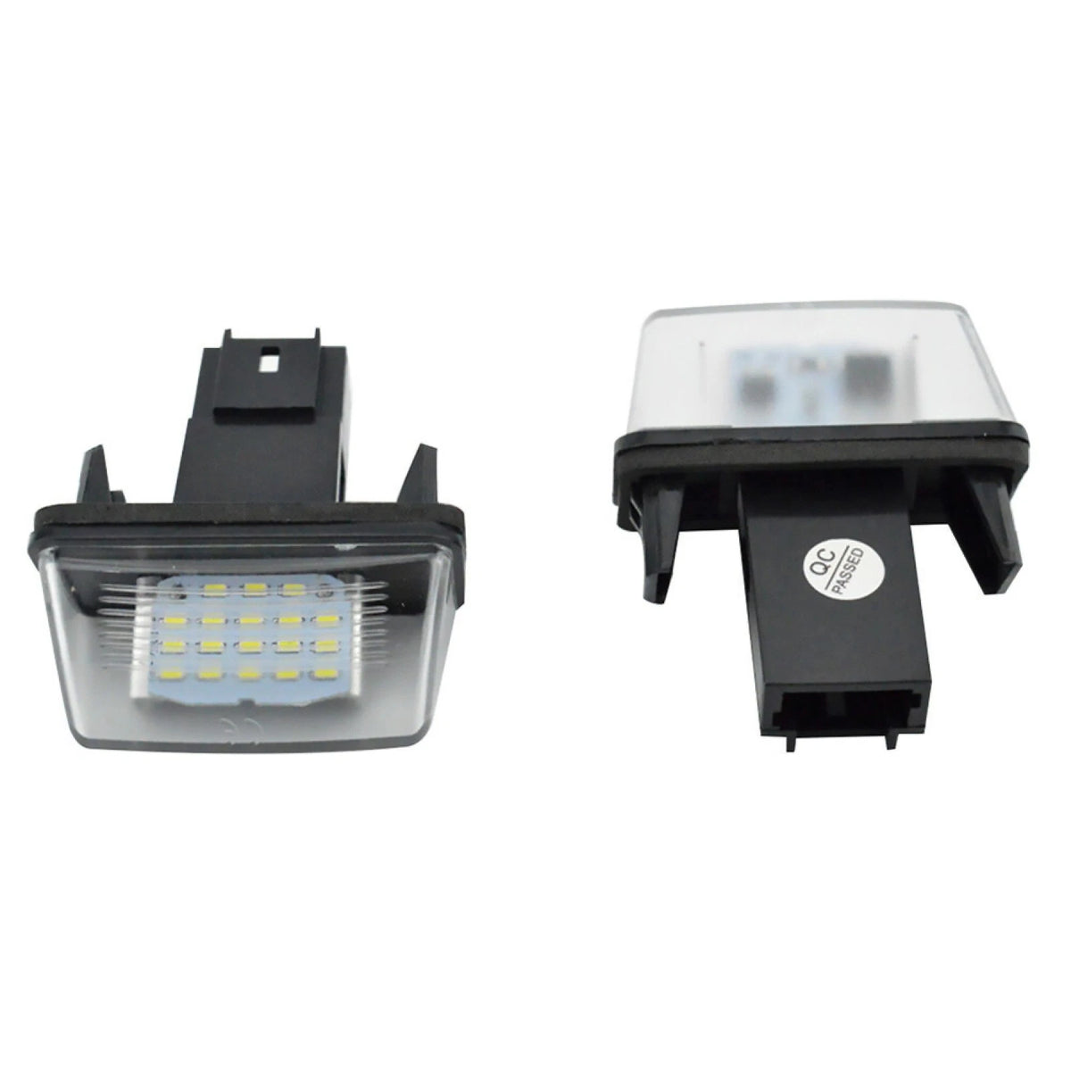 1 Pair Error Free LED License Plate Lights for Peugeot 206 207 307 308 (2000–2015)