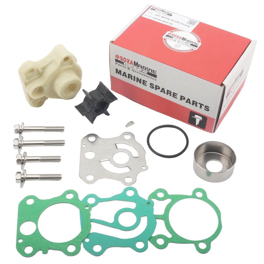 Water Pump Impeller Kit for Yamaha Marine 50 60 HP FT 50 60 (6H3-W0078-00)