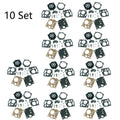 10x Carburetor Rebuild Kit for McCulloch Mac Promac 700 8200 (PM 10, 10-10, K10-SDC)