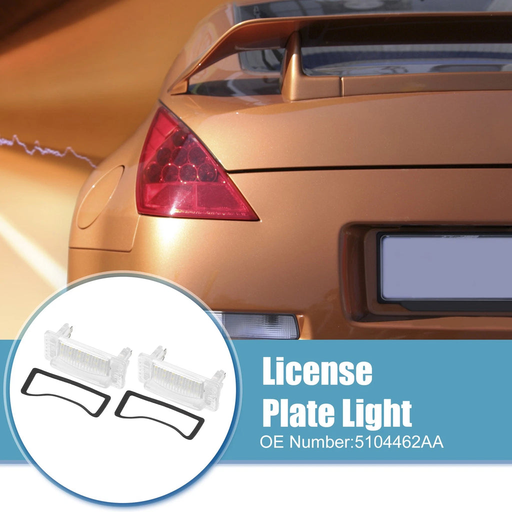 2PCS License Plate Light Replacement for Mercedes-Benz Sprinter (1995–2006)