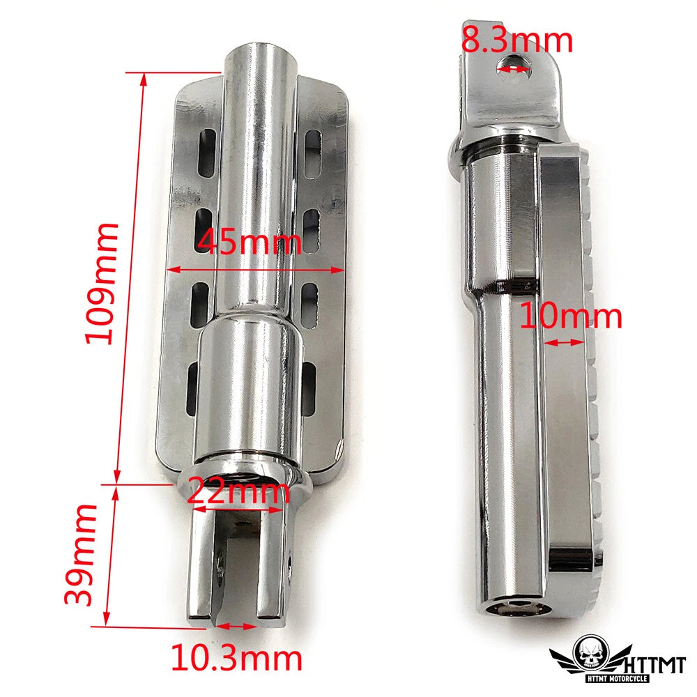 CNC Dominator Foot Pegs for Harley FXBR FXBRS (2018–2023)