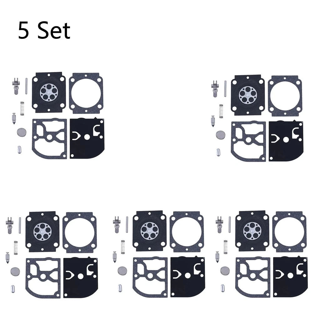 Set of 5 Carburetor Overhaul Repair Kits for ZAMA RB-155 RB-164 STIHL BG66 BG86
