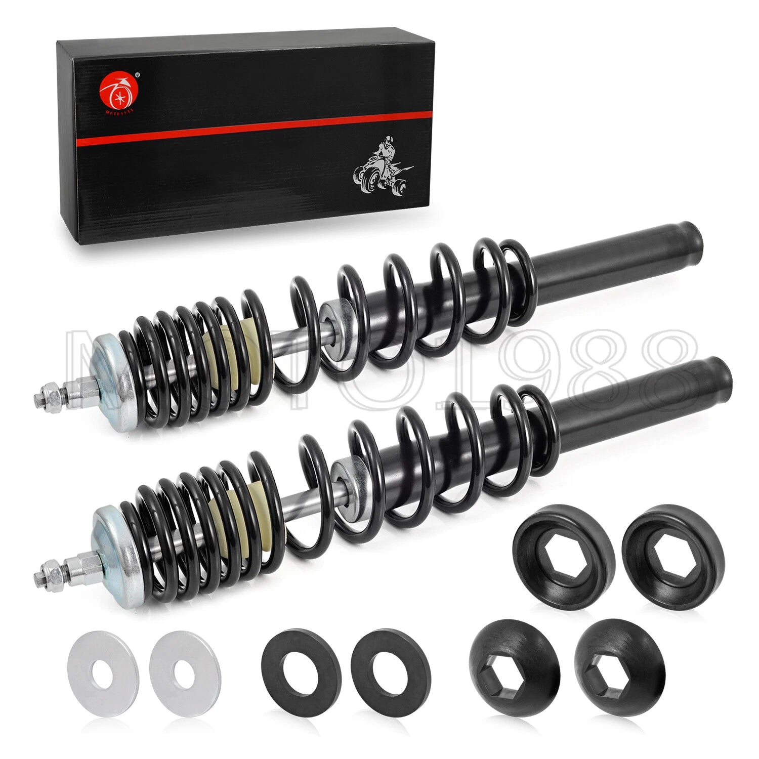 Set of 2 Front Shocks for Polaris Ranger 400 500 570 ETX EV 800 Crew (2010–2023)