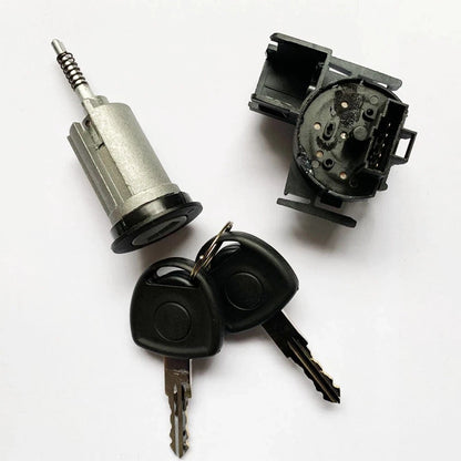 Ignition Switch & Barrel & 2 Keys For Vauxhall Combo C Meriva-A Corsa-C 09115863