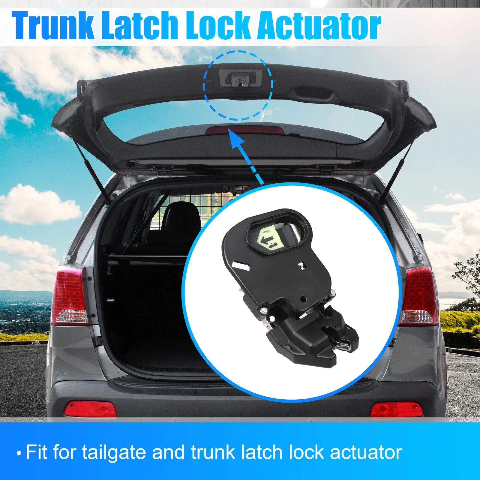 Tailgate Latch Lock Actuator Replacement for Honda Civic GX LX (2006–2011)