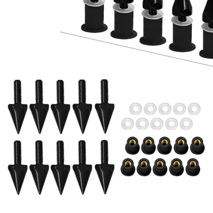 10Pcs Windshield Screws for Motorcycle (5MM)