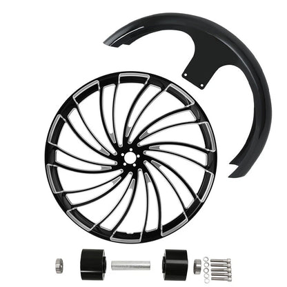 26" Front Wheel Rim for Harley Touring (2008–2024) Dual Disc Hub Fender