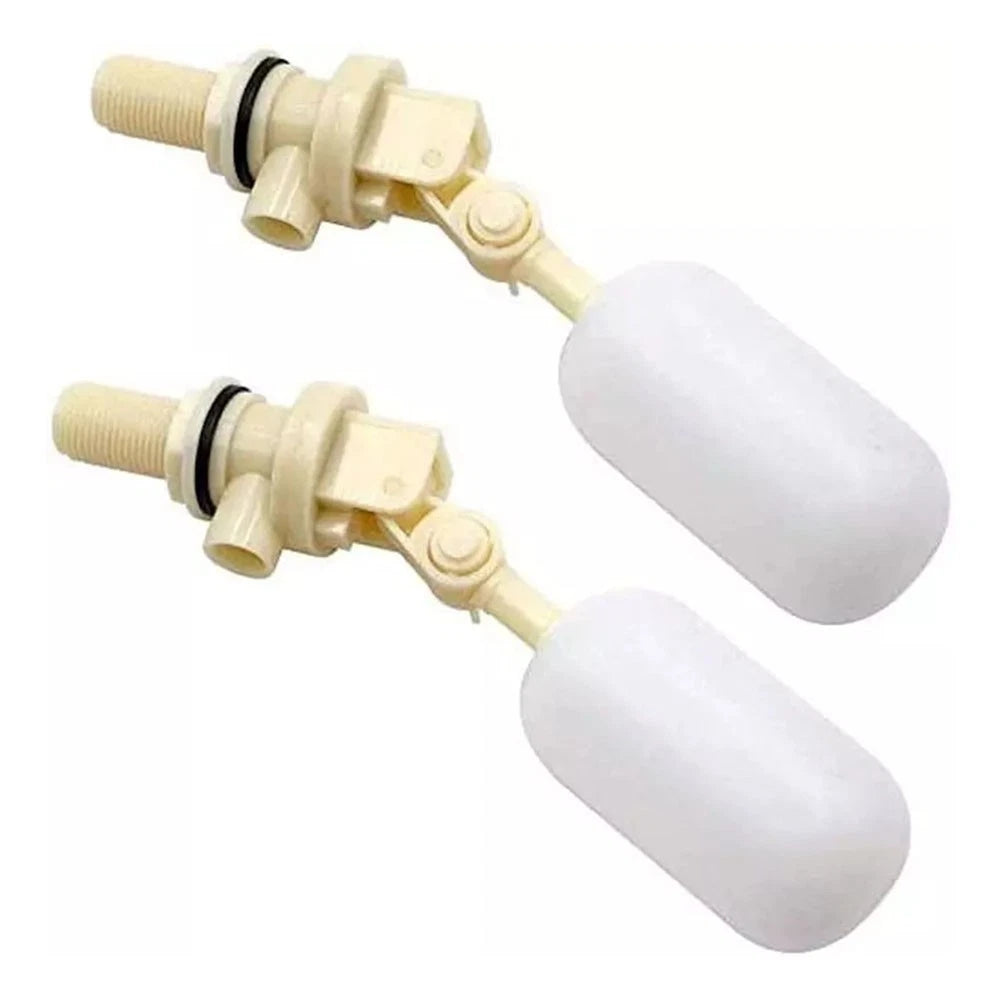 2X Float Valves for Water Level Control (12 inch, ABS Plastic)