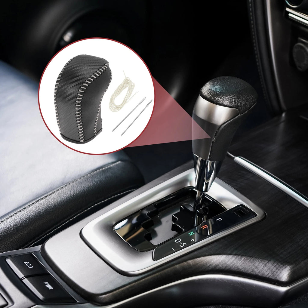 Gear Shift Knob Cover Replacement for Hyundai Tucson (2015–2018) Faux Leather
