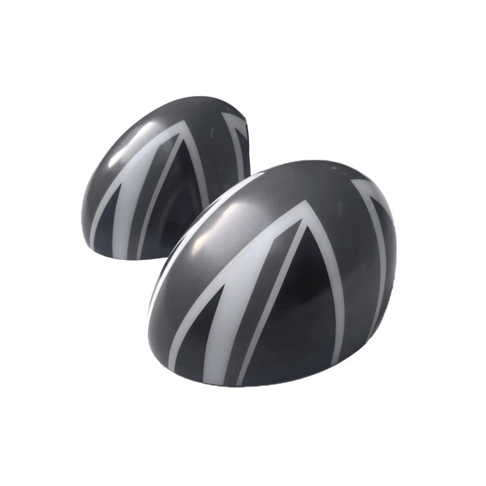 Set of 2 ABS Mirror Cap Covers for Mini Cooper R55 R56 R57 R60 R61 (2008–2016)