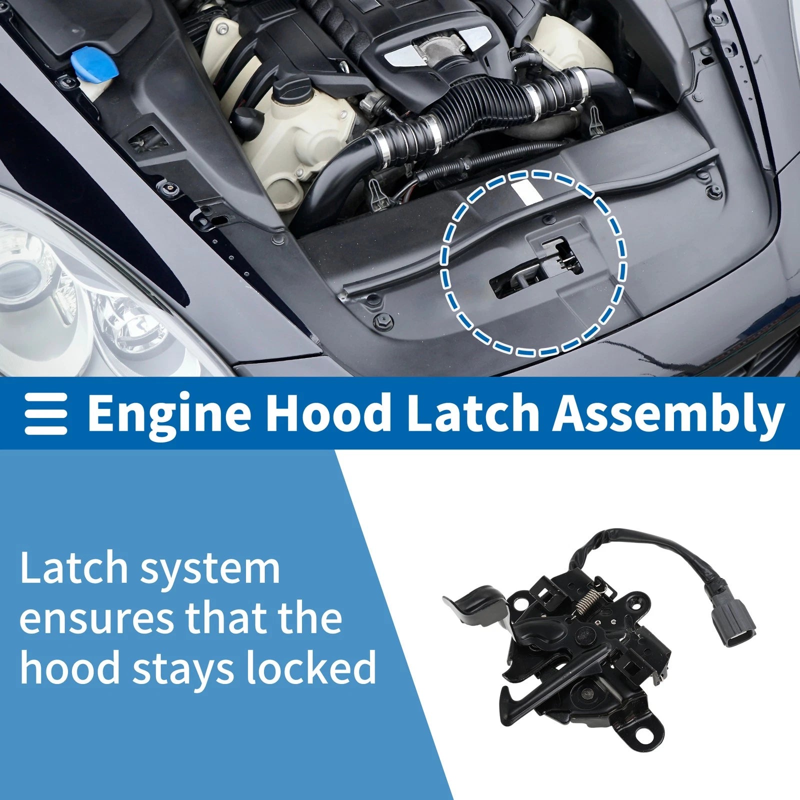 Hood Latch Assembly Replacement for Lexus GX460 (2018–2019)