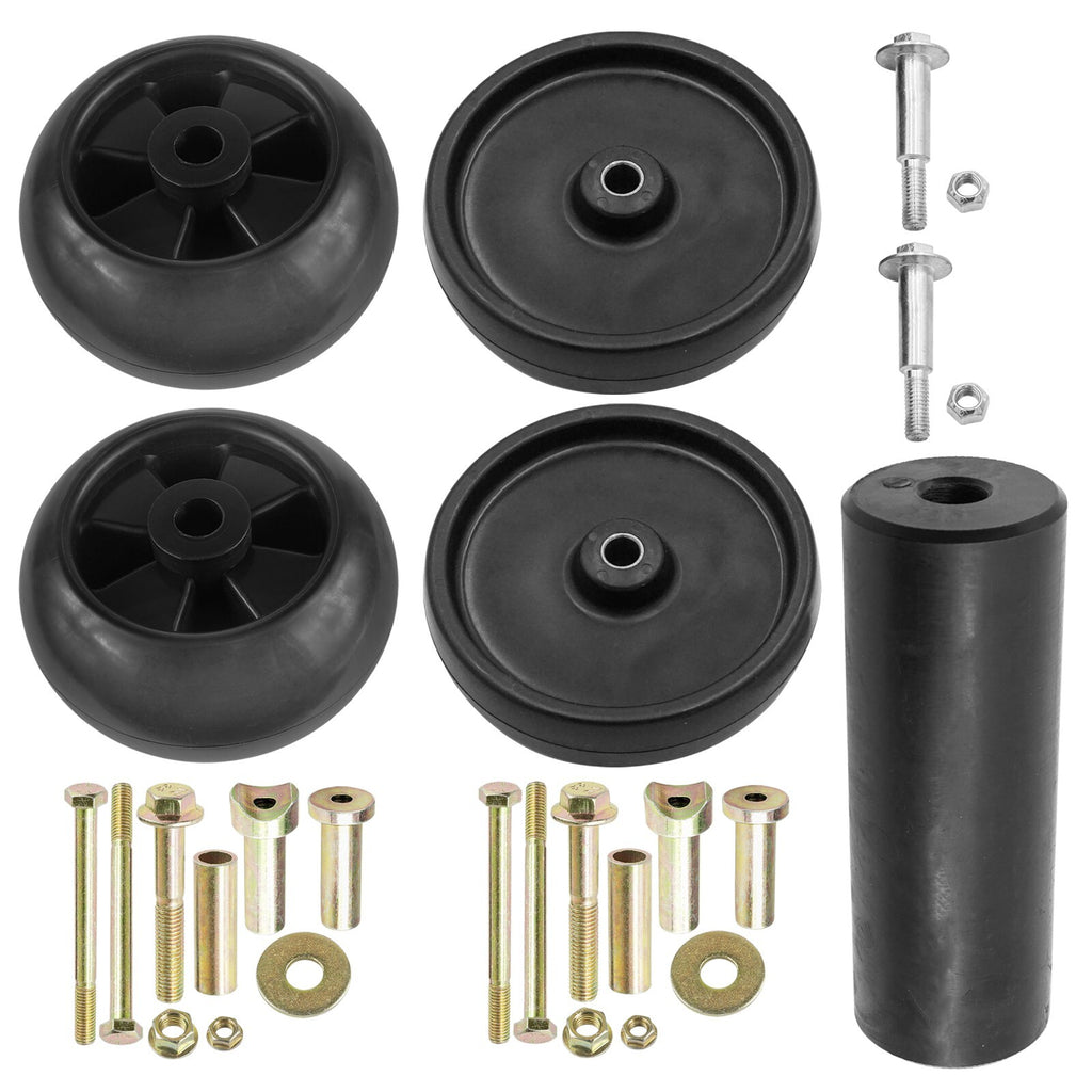 Deck Wheels and Roller Replacement for John Deere 116 116H 180 245 (2000–2010)