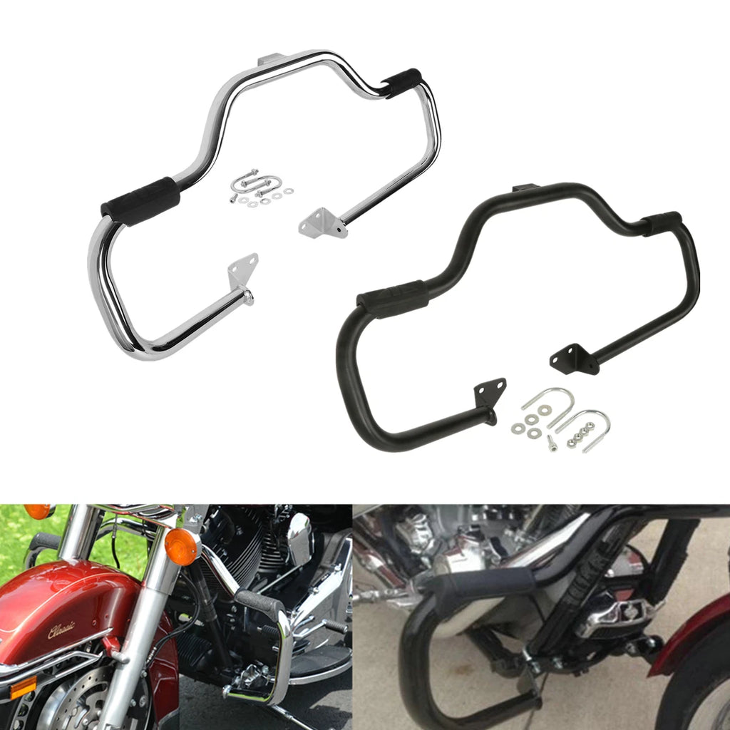 1 1/4" Mustache Engine Guard Highway Crash Bar for Harley Dyna FXDB (2006–2017)