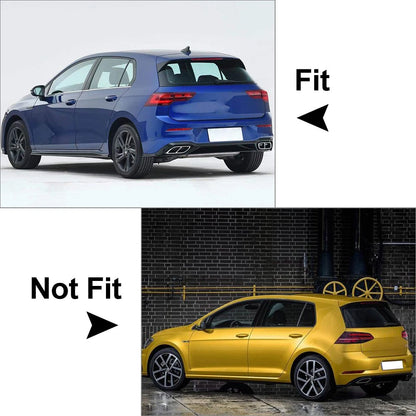 Rear Window Spoiler Side Wing Cover Trim for Volkswagen Golf 8 (2020–2023) Carbon