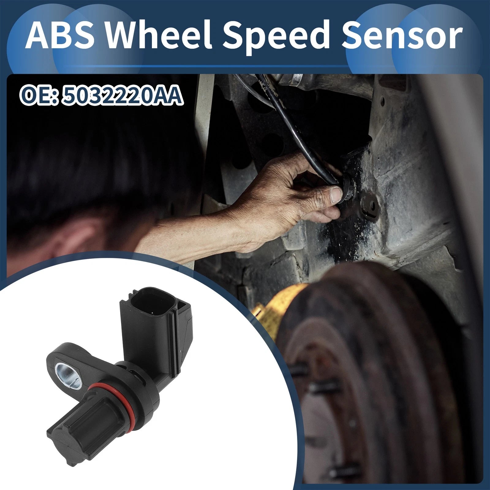 ABS Wheel Speed Sensor Replacement for Dodge Dakota (2005–2010) Rear
