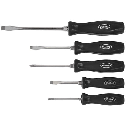 Set of 5 Mixed Screwdrivers for Williams Endurogrip