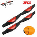 2X Red Door Protector Reflector Cover for