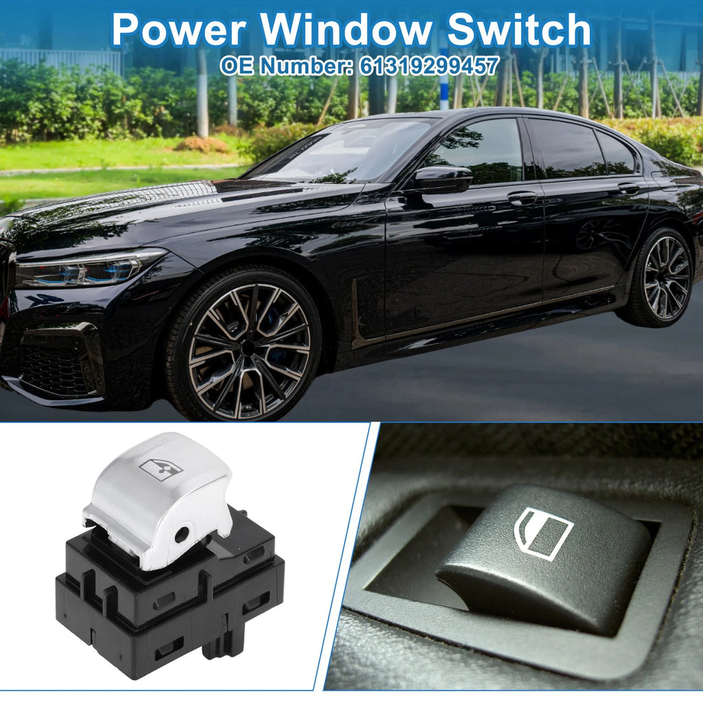 Power Window Switch Rear Left Side for BMW 740i 750i xDrive (2009–2019)