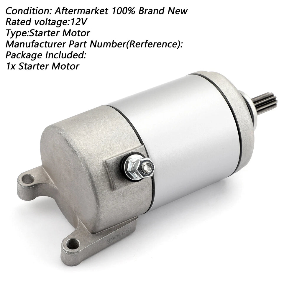 Starter Motor for Yamaha Grizzly 350 YFM35 YFM35F TFM35G (2007–2017) 3HE-81890-00