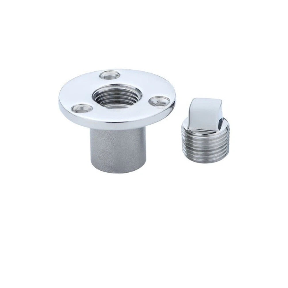 316 SS Boat Drain Stopper for Garboard Drain Outlet (Multiple Sizes)