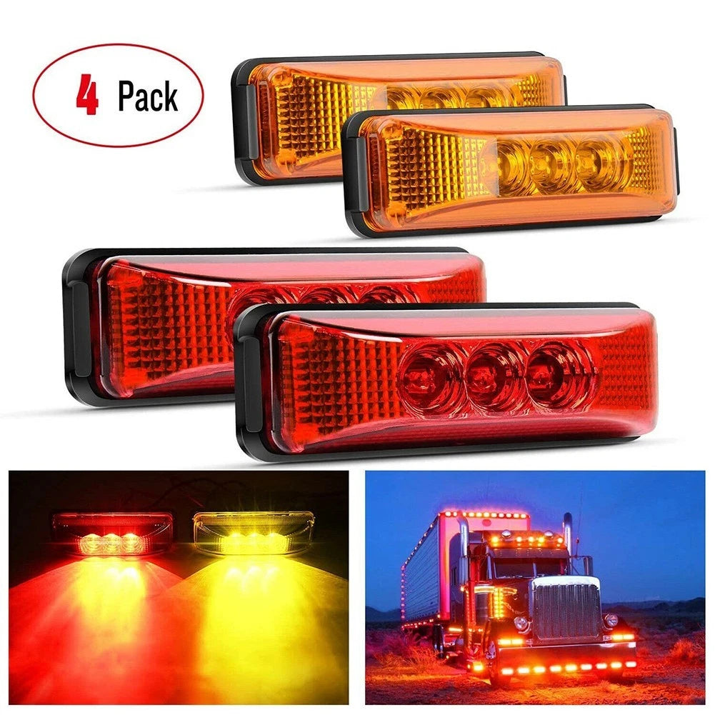 LED Side Marker Lights for Trucks Trailers (12V 24V)