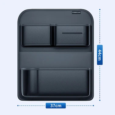 Car Seat Back Organizer for Universal Fit (Waterproof Leather, Multi-Purpose)