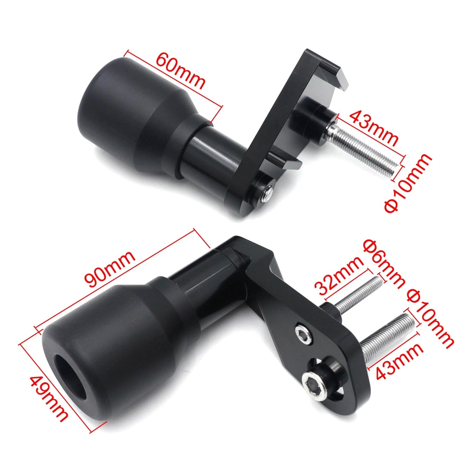 No Cut Frame Slider Crash Protector for Suzuki GSX-R 1000 (2017–2024)