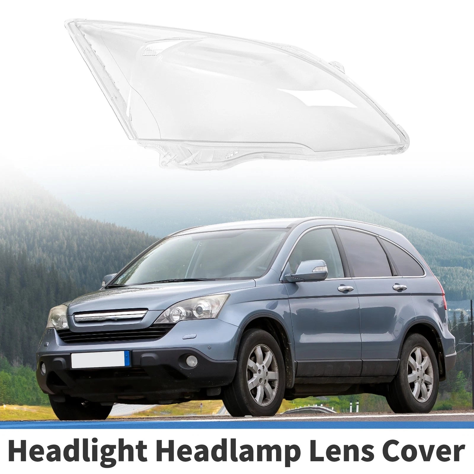 1 Pc Headlight Lens Cover Front Right Replacement for Honda CRV (2007–2011)