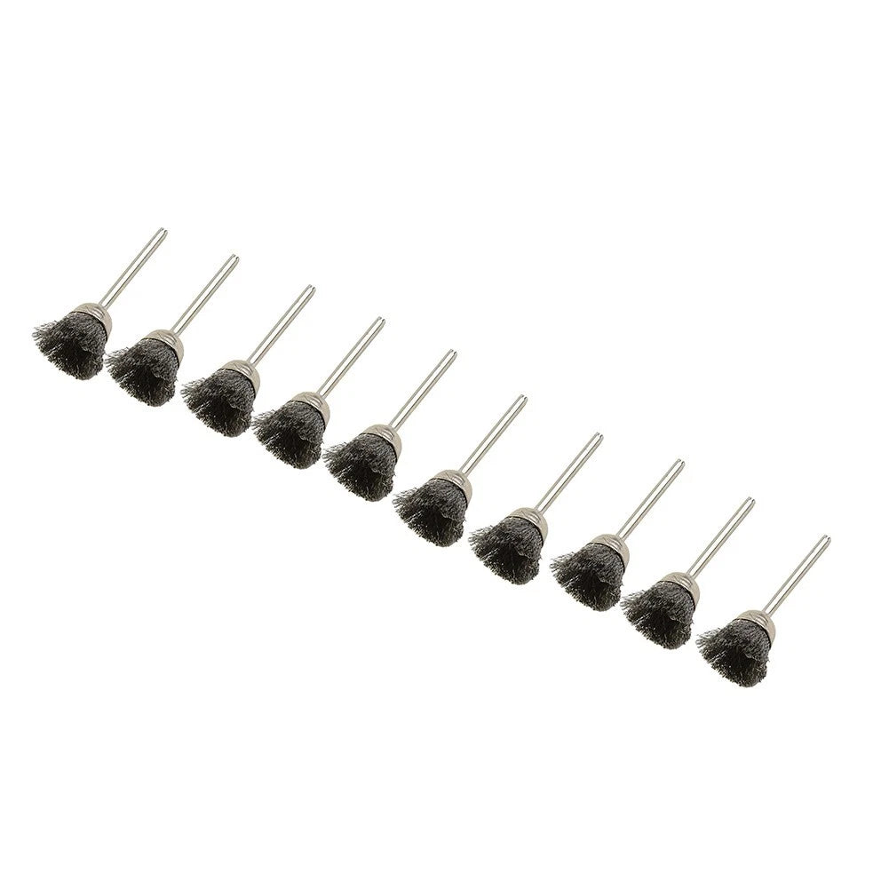 10PCS Brass Wire Brush Wheel Cup for Rotary Tools