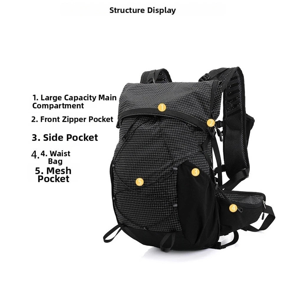 Waterproof 25L Climbing Backpack for Outdoor Hiking Trips