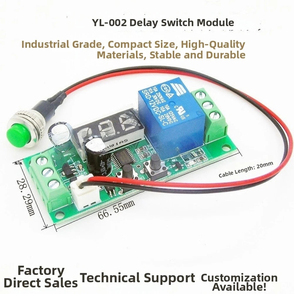 DC Adjustable Time Delay Module for Motor Electromagnetic Valve (2010–2023)
