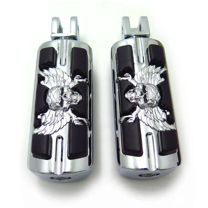 Pirate Skull Footpegs for Suzuki GSX-R 1000 (2001–2015)