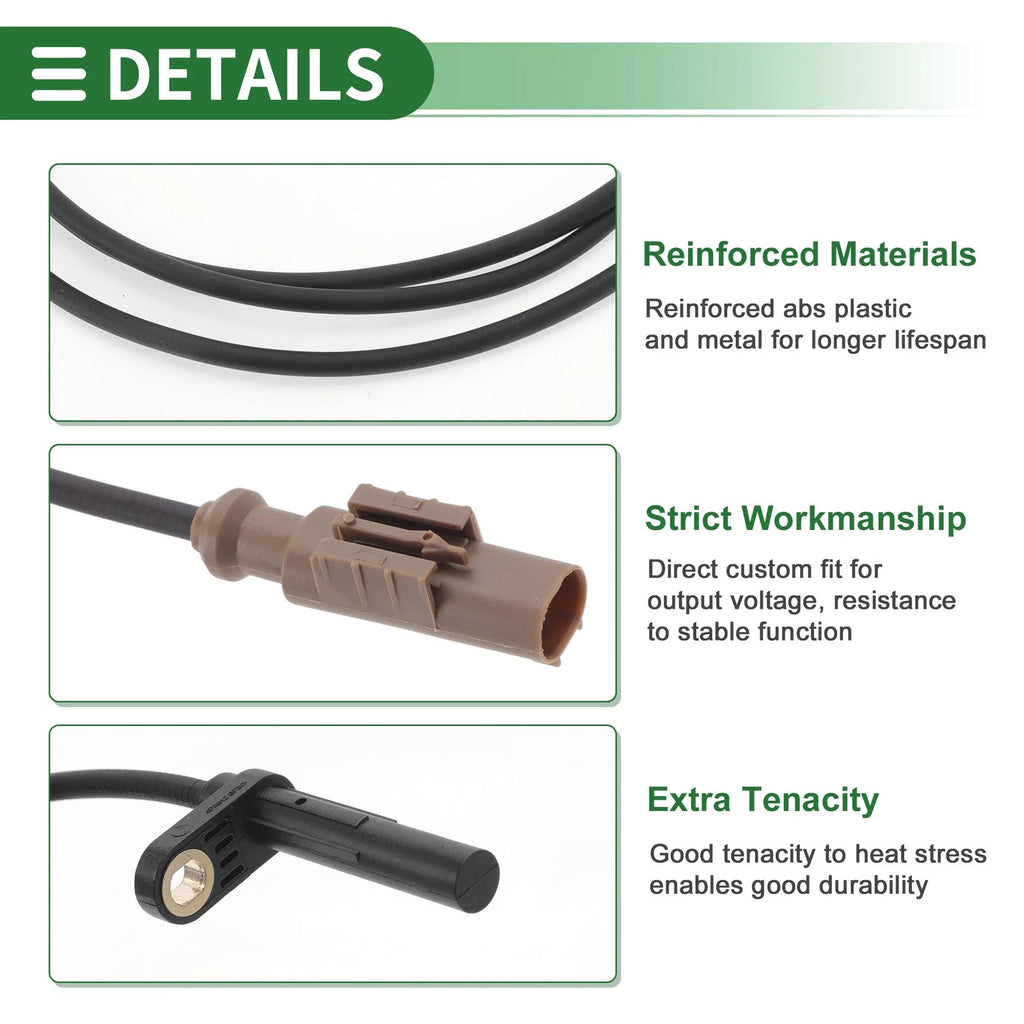 ABS Wheel Speed Sensor Front Replacement for Mercedes-Benz Sprinter (2014–2018)
