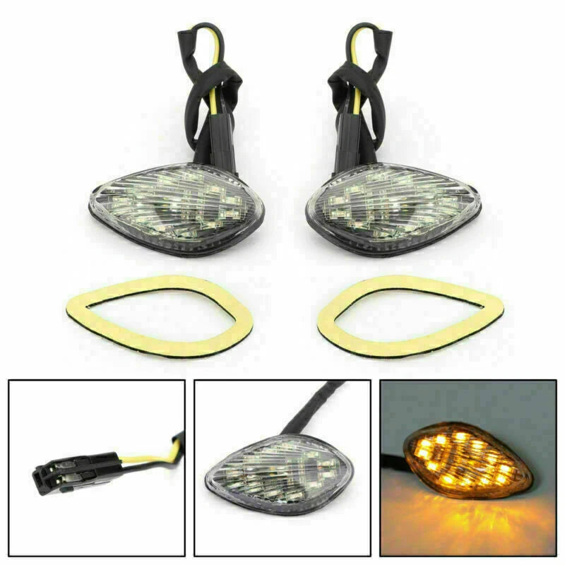 Clear Turn Signals for Honda CBR 600 F3/F4/F4i, CBR 1000 RR, CB 919 (1997–2007)