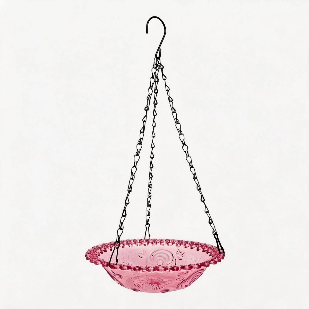 Bird Bath and Feeder Hanging Device for Patio Balcony Garden