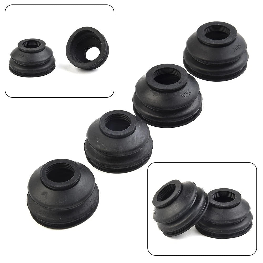 Set of 4 Rubber Ball Joint Dust Boot Covers for Universal Applications