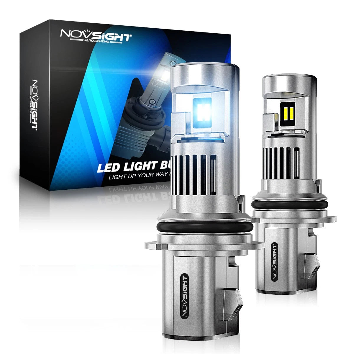 2X 9007 LED Headlight Bulbs for