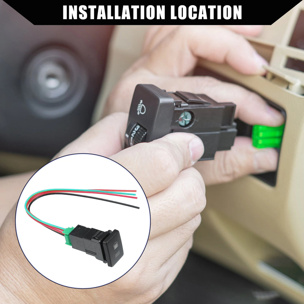 Push Button Switch Set for Toyota Landcruiser 4Runner (Blue LED)