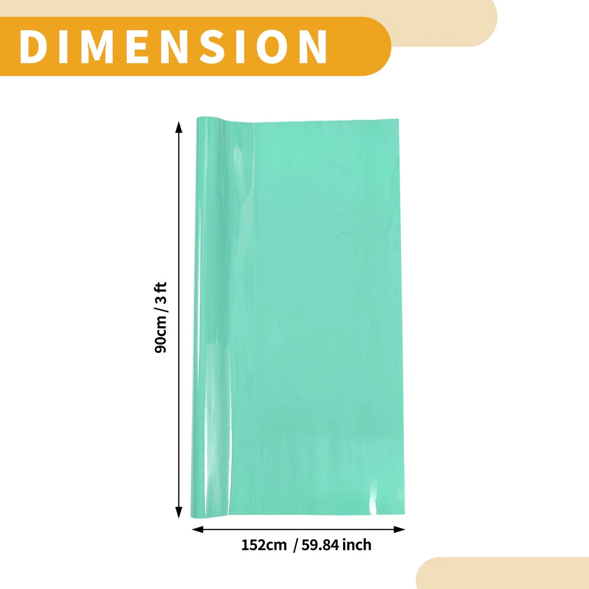 Turquoise Vinyl Wrap Film for Car (90x152cm)