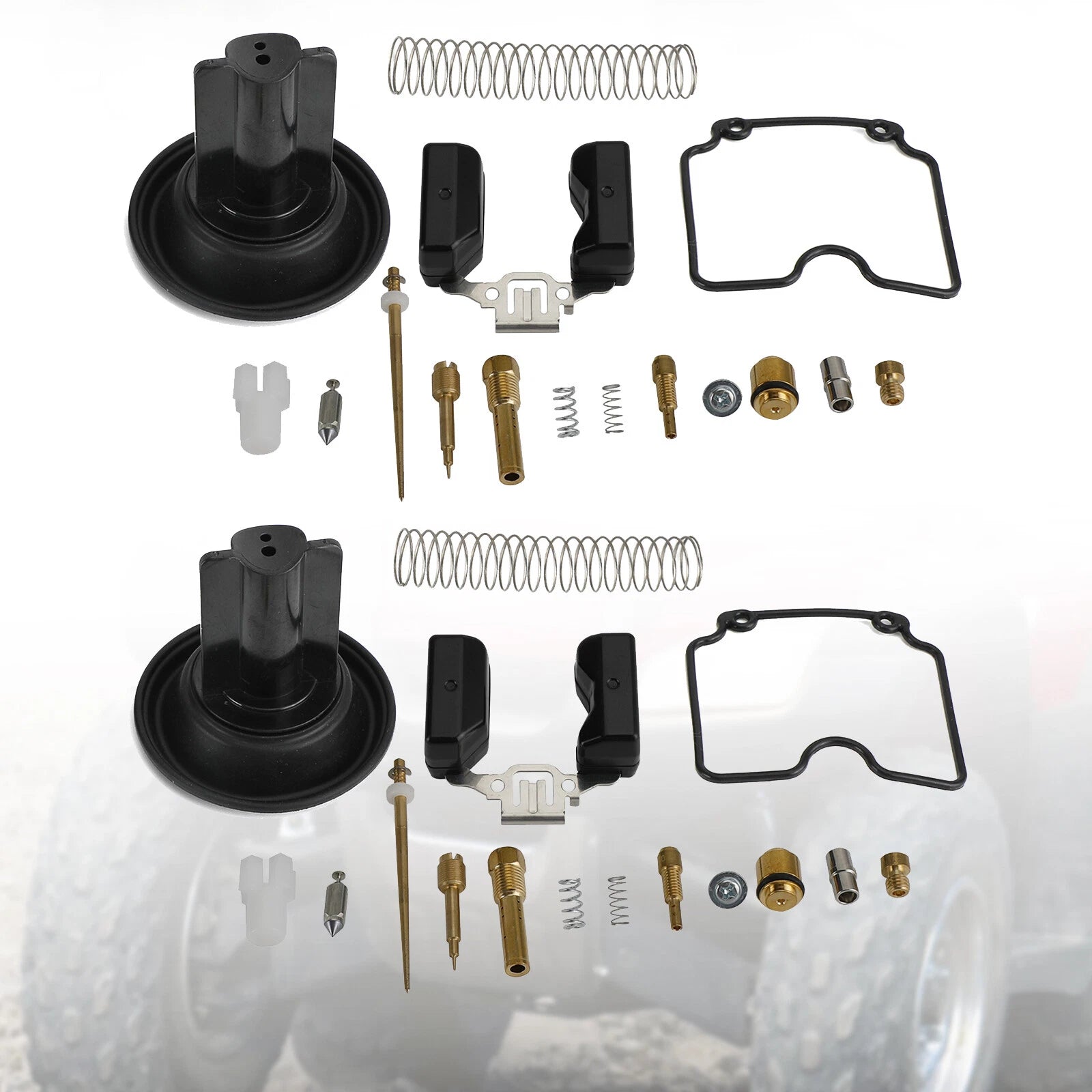 2X Carburetor Rebuild Repair Kit for 250cc ATV (ATV250, EN250, GP200, GP250, MV30)