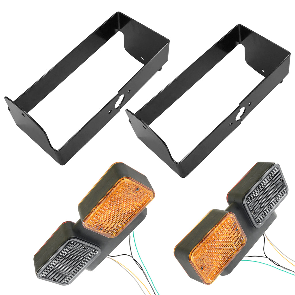 Brush Light Guard Set Left Right for John Deere 2038R 2032R 1023E (2010–2019)