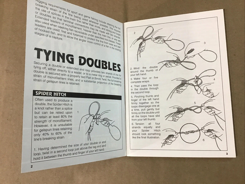 Fishing Knots Book for AFN B0038