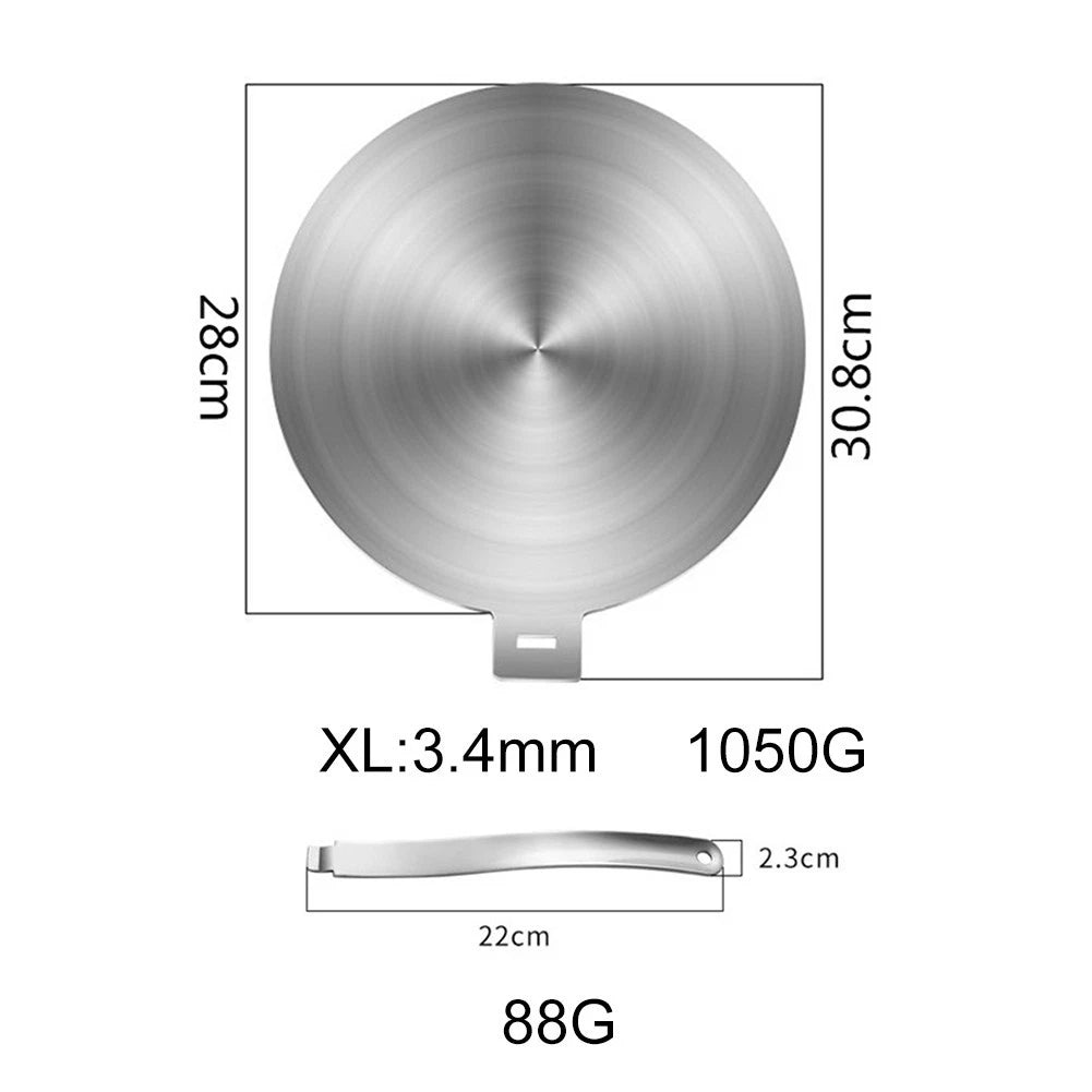 Heat Diffuser Plate for Induction Cooktops 13cm 20cm