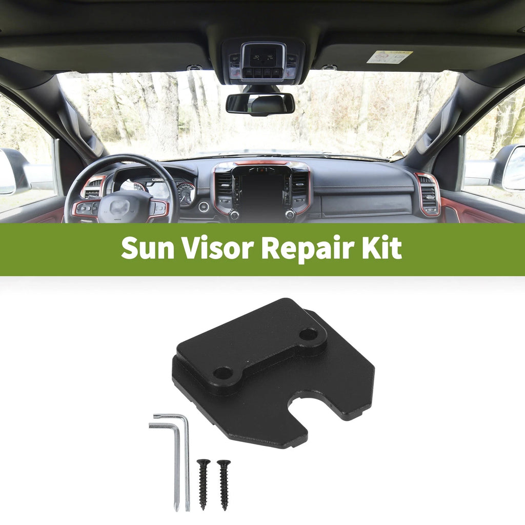 Sun Visor Repair Kit Replacement for Dodge Ram 1500 (2019–2023) Aluminum